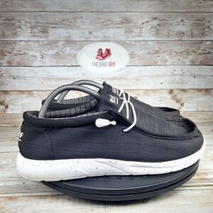 Reef Men's Size 9‎ Water Coast Black Breathable Slip On Water Shoes